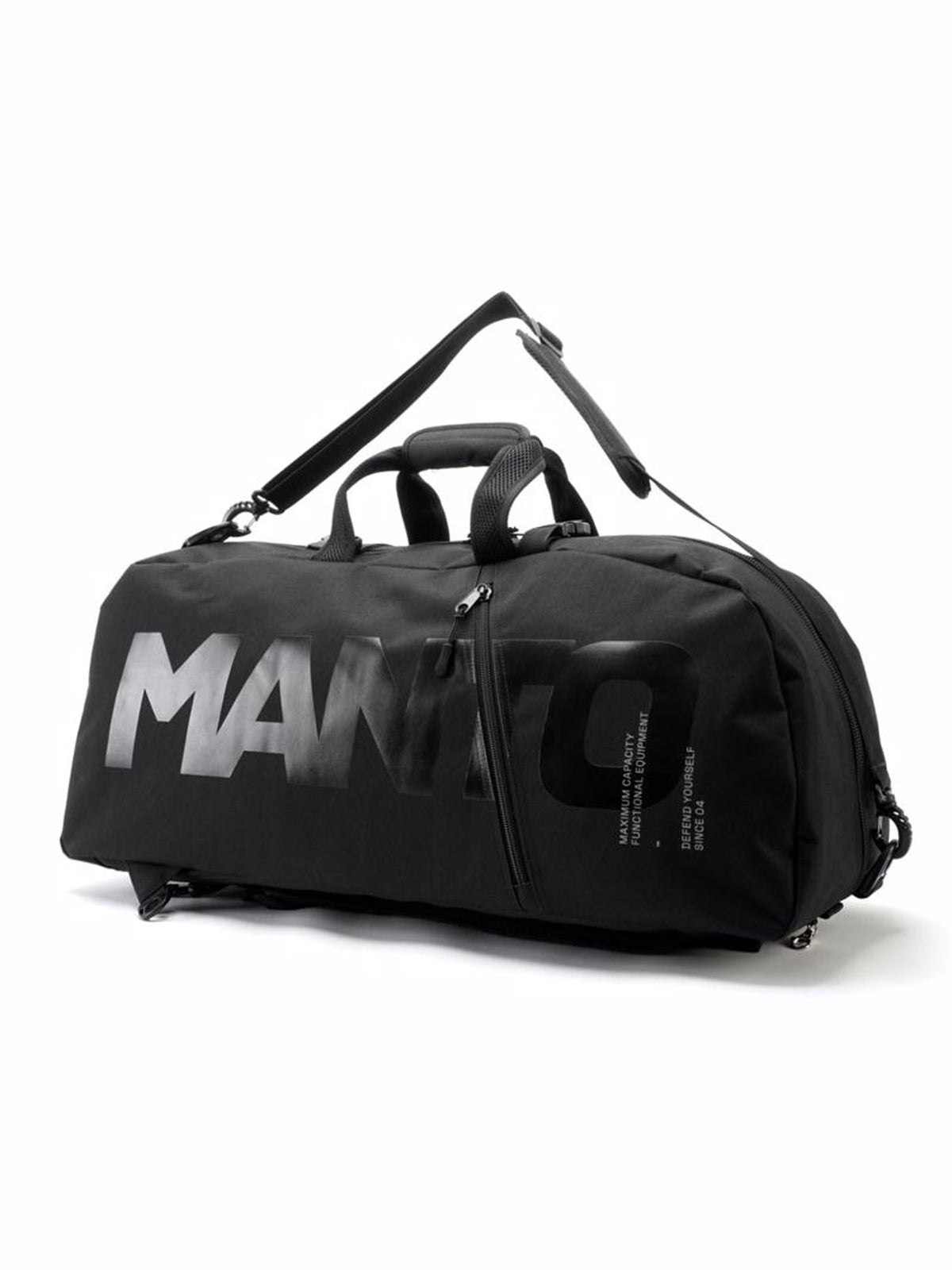 MANTO sports bag / backpack LOGOTYPE Blackout