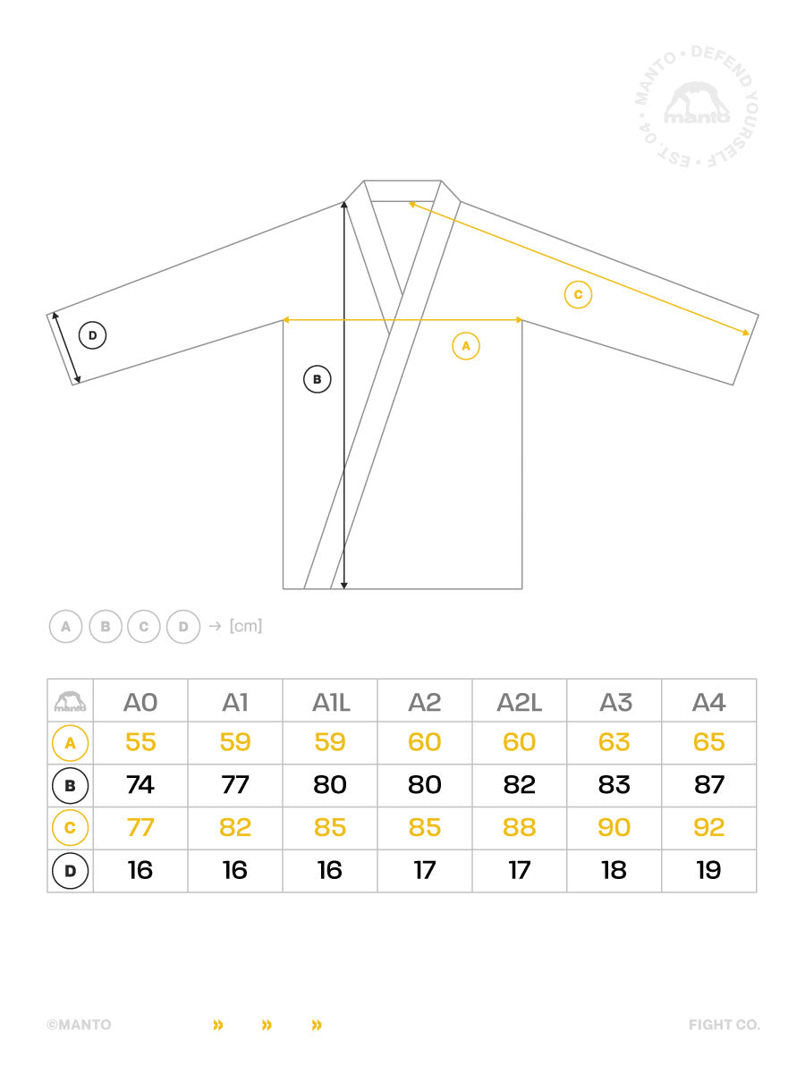 MANTO "MIKO" BJJ Gi white