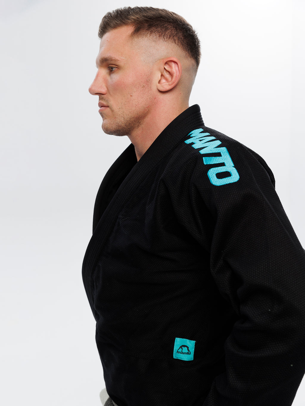 MANTO "X5" BJJ GI black - turquoise