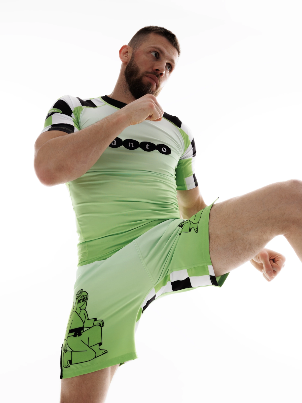 Manto 2 Sides Green Rashguard