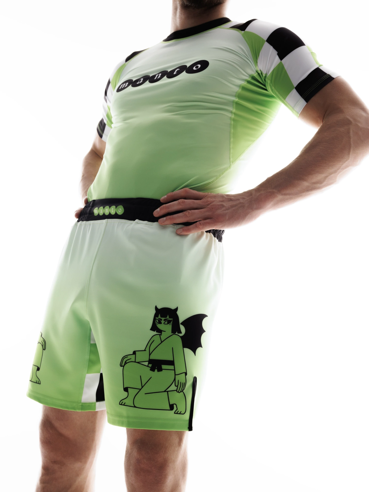 Manto 2 Sides Green Rashguard