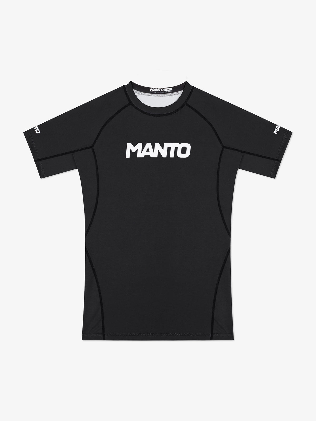 MANTO rashguard LOGO DUAL black