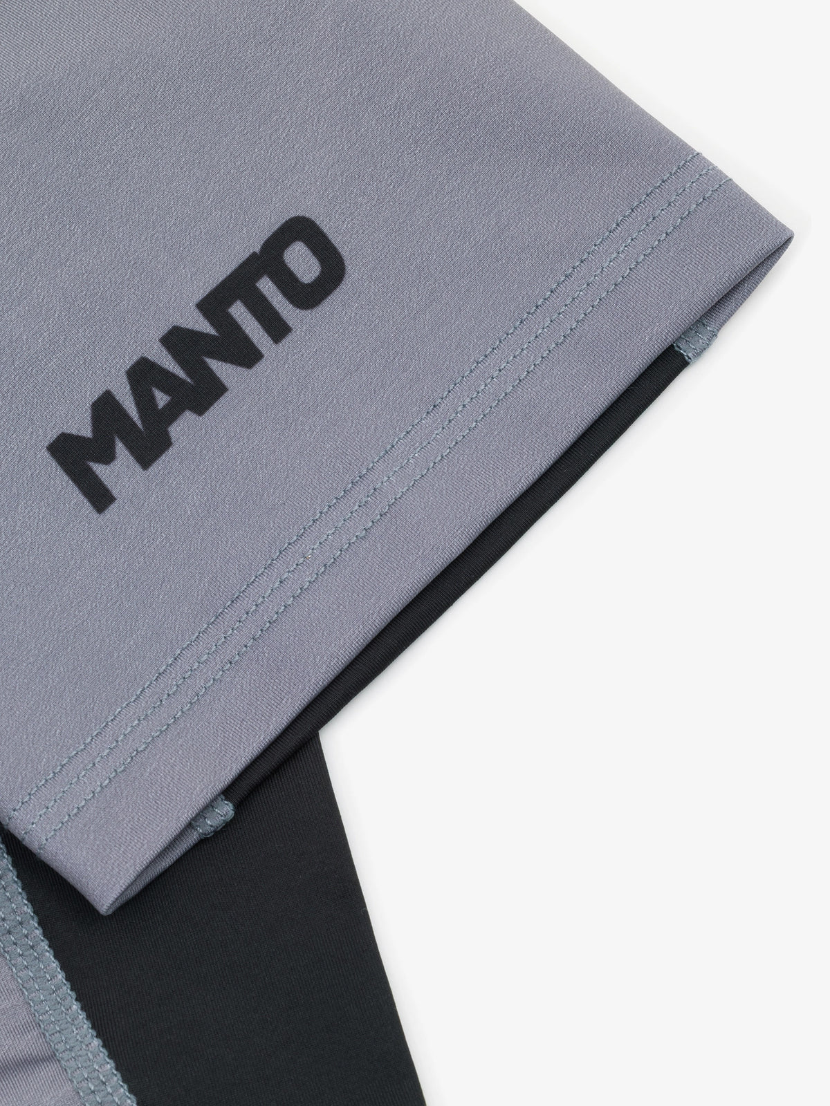 MANTO rashguard LOGO DUAL gray