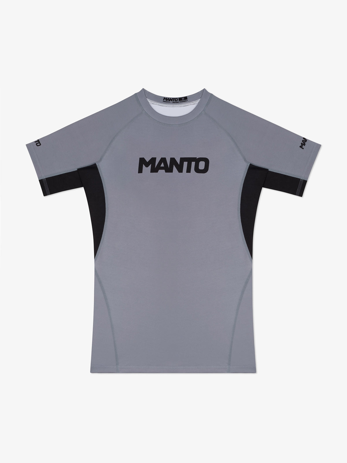 MANTO rashguard LOGO DUAL gray