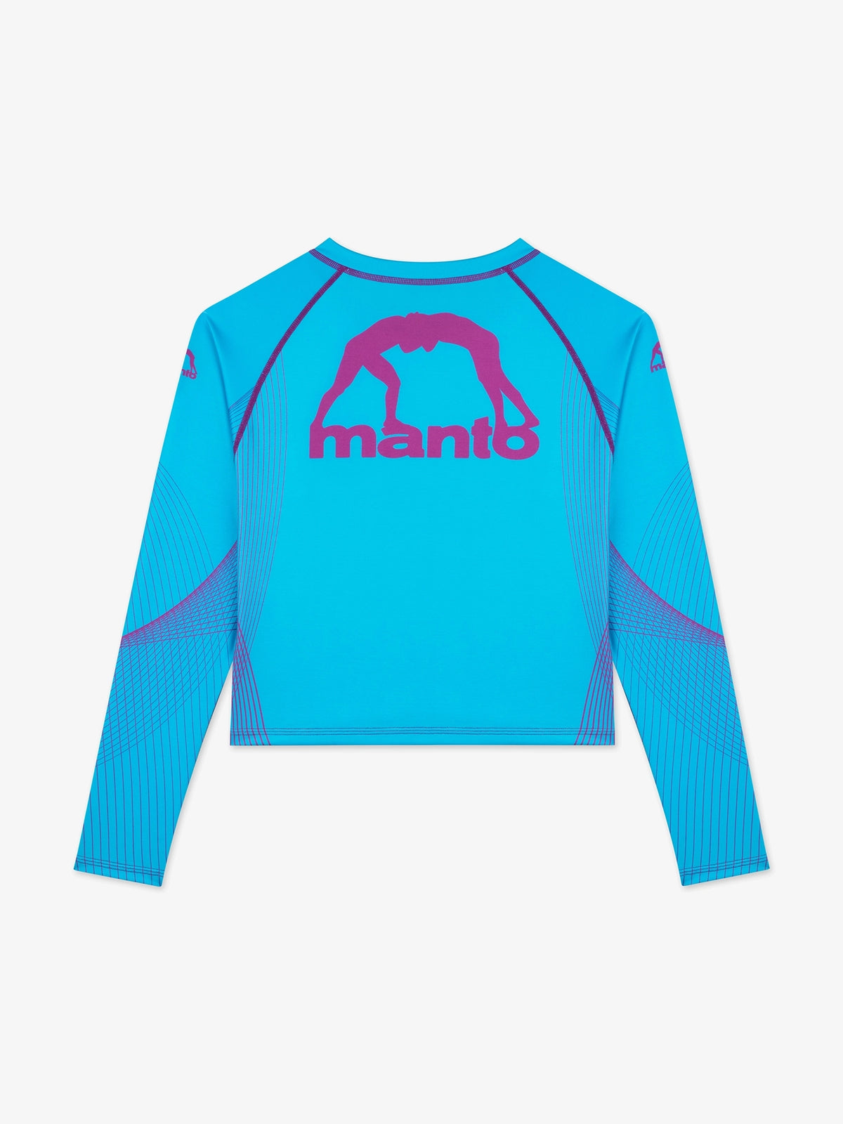 MANTO rashguard PEACEFUL VIOLENCE blue