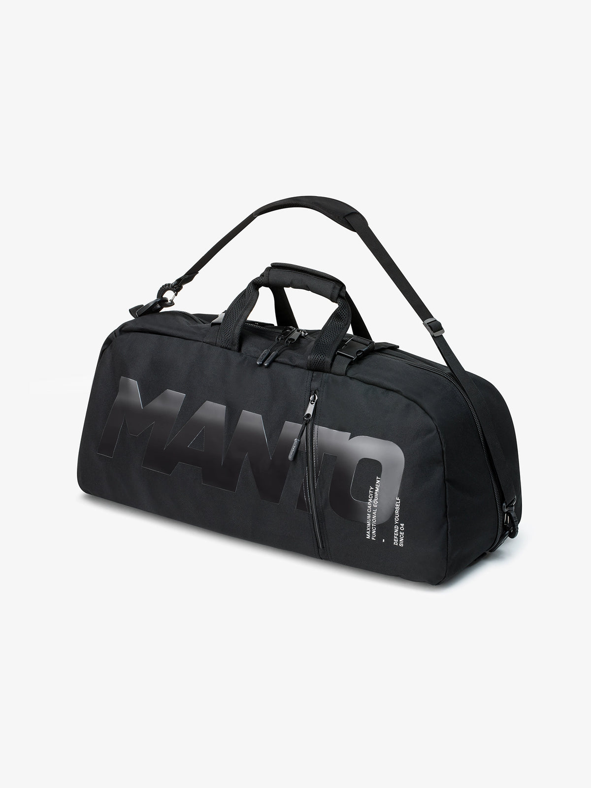 MANTO sports bag / backpack LOGOTYPE Blackout