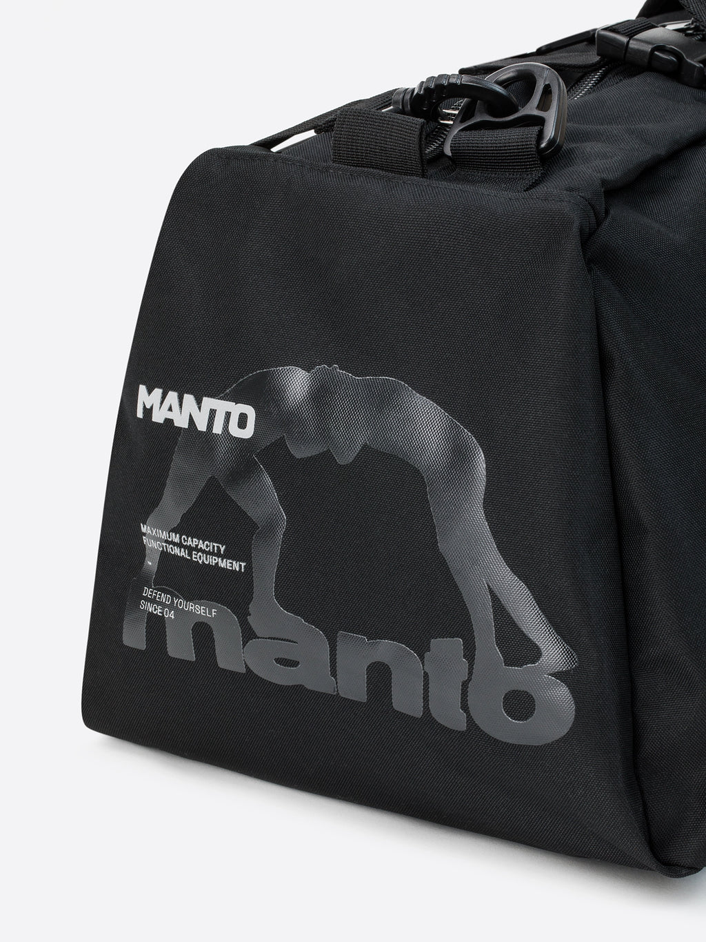 MANTO sports bag / backpack LOGOTYPE Blackout