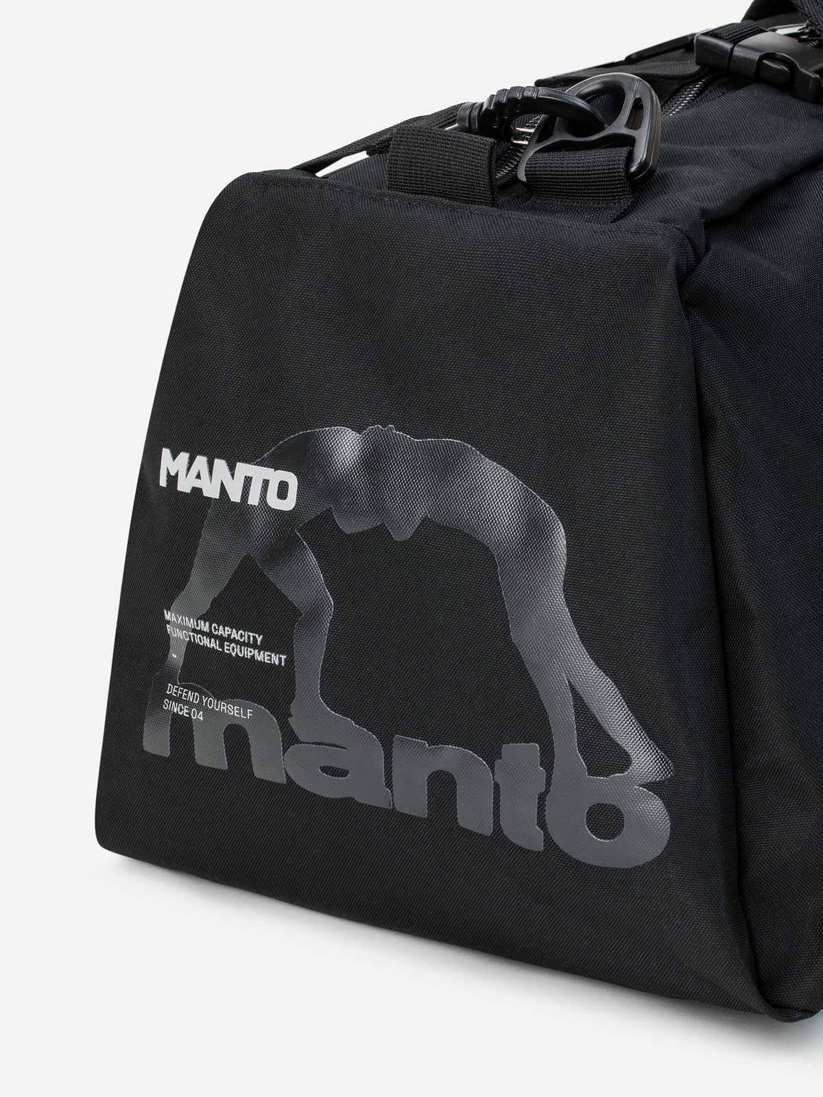 MANTO sports bag / backpack LOGOTYPE Blackout