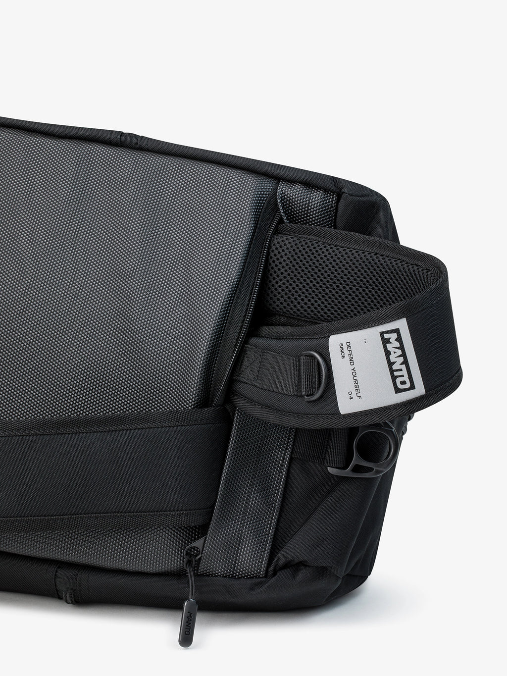 MANTO sports bag / backpack LOGOTYPE Blackout