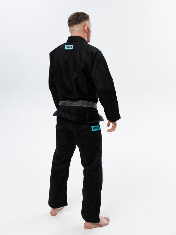 MANTO "X5" BJJ GI black - turquoise