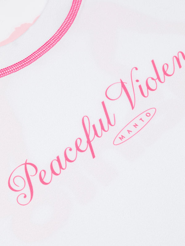 MANTO rashguard PEACEFUL VIOLENCE White