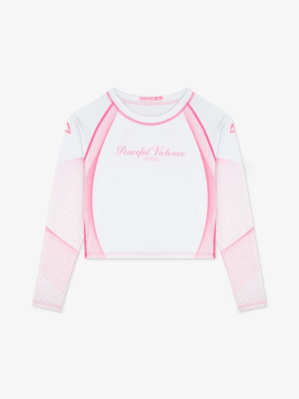 MANTO rashguard PEACEFUL VIOLENCE White